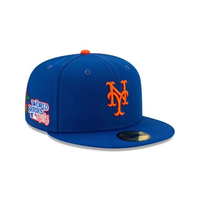 New York Mets Gorra | New Era MLB State Flower 59fifty Fitted Cap Mexico - Azules